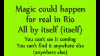 Real in Rio lyrics(Rio the movie)