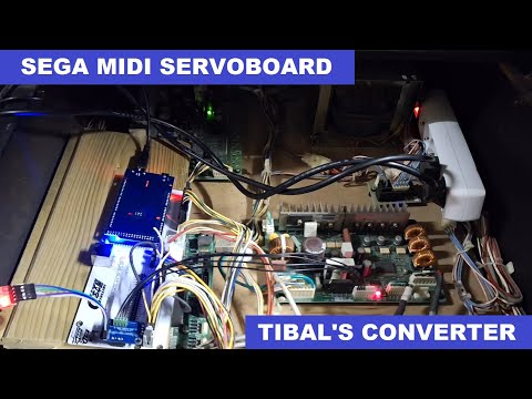 SEGA MIDI Servoboard driven by BackForceFeeder v0.8 - Tibal Style