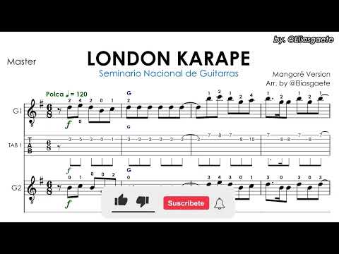 🎸 London Karape | Polca Paraguaya en Guitarra 🎶 Tutorial + Partitura