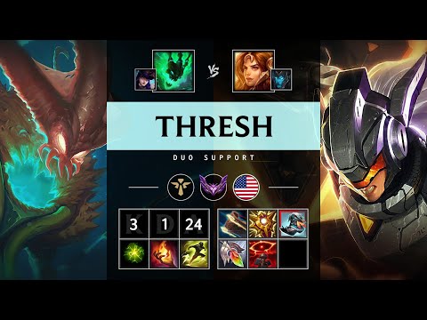 Thresh Support vs Leona - NA Master Patch 25.S1.2