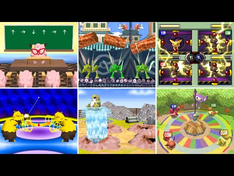 Pokémon Stadium 1 & 2 HD - All Minigames (Very Hard Difficulty)