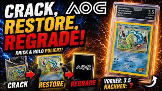 AOG Mistys Garados - CRACK : RESTORE : REGRADE Gym Challenge - Kann ich diese Pokemon Karte retten?