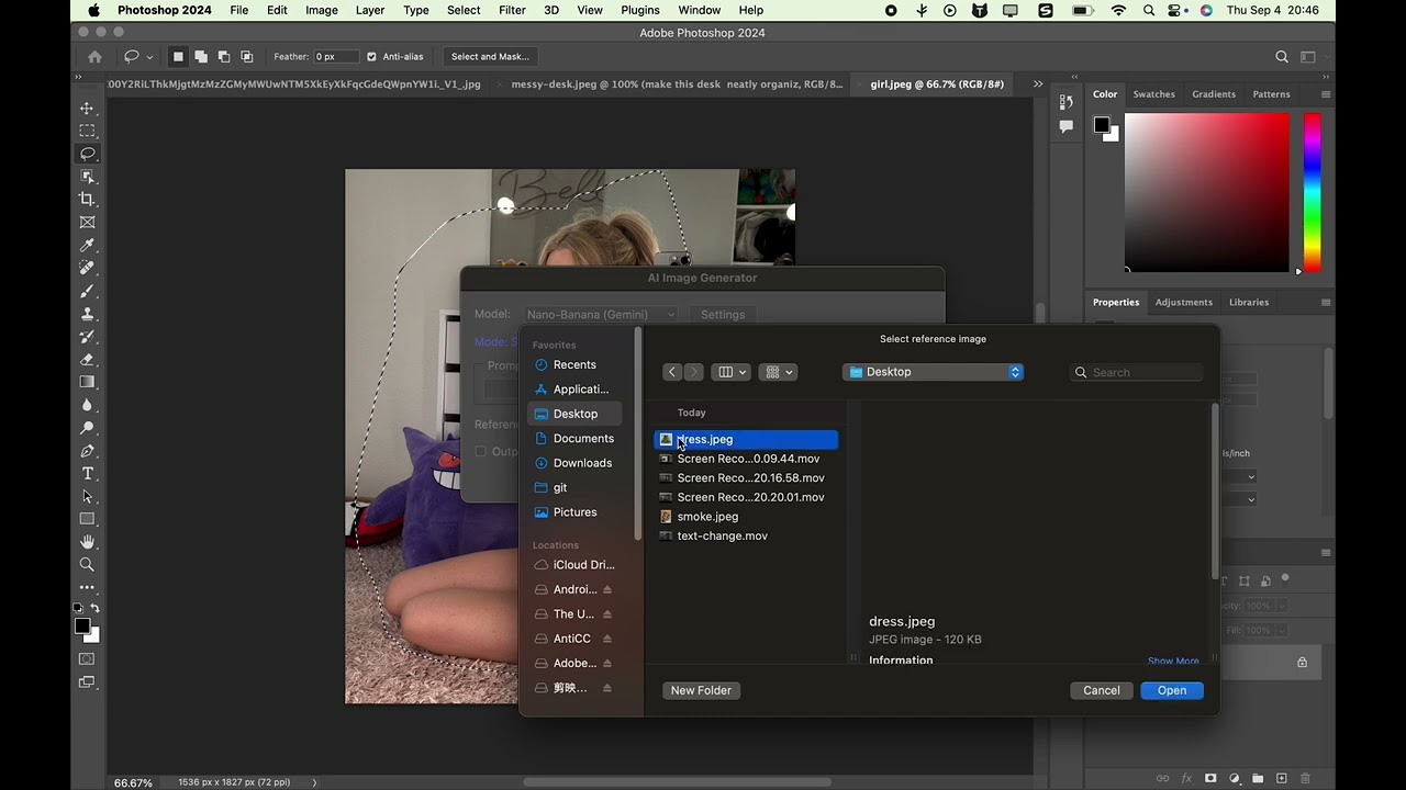 Nano Banana for Photoshop demo video