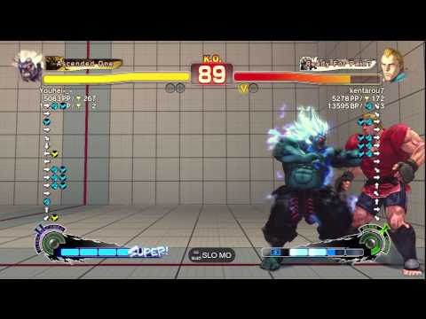 SSF4 AE Ver. 2012: Youhei-_- [Oni] vs. kentarou7 [Abel] - PSN Ranked Match