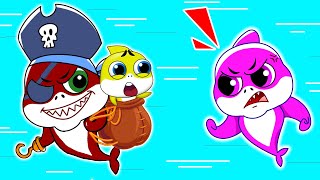 Pirate Took My Brother Song | New Baby Shark Kids Songs +More