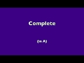 Complete (A) | Parachute Band / Integrity Music