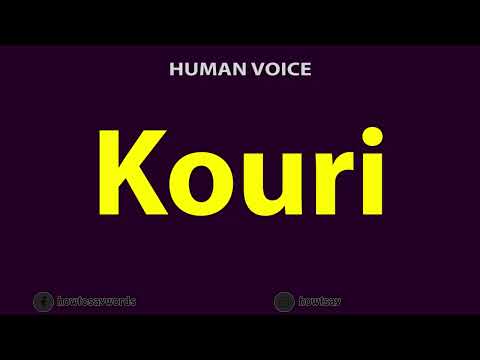 How To Pronounce Kouri