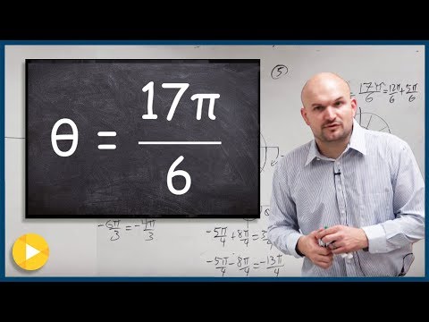 How to find two coterminal angles for a large angle in radians