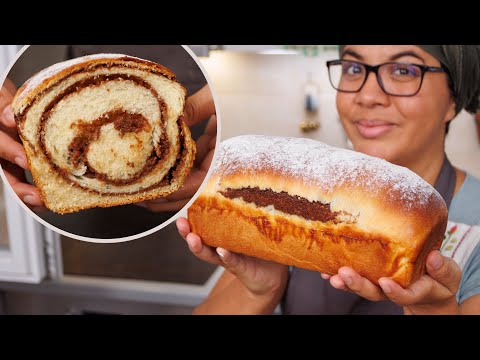 Pan dulce remolino de chocolate perfecto para Navidad