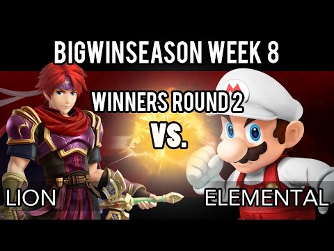BigWinSeason Week 8 - Winners Round 2 - Lion (Roy) VS Elemental (Mario)