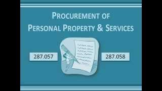 Cross - Work Sample - Florida Statutes 287.057 and 287.058