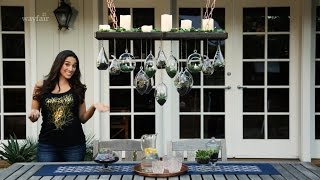 DIY Hanging Plant Chandelier