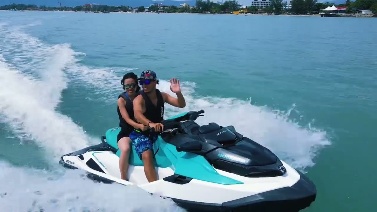 Ride the waves at Cenang Beach on Jet Ski.