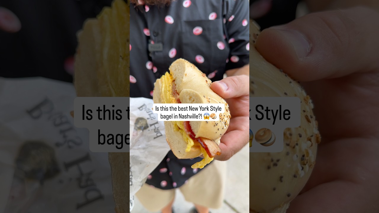 Is H & S Bagels the best New York Style bagel in Nashville? 🥯