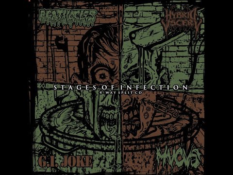 MUCUS / Tracks from 'Stages of Infection' 4way Split CD