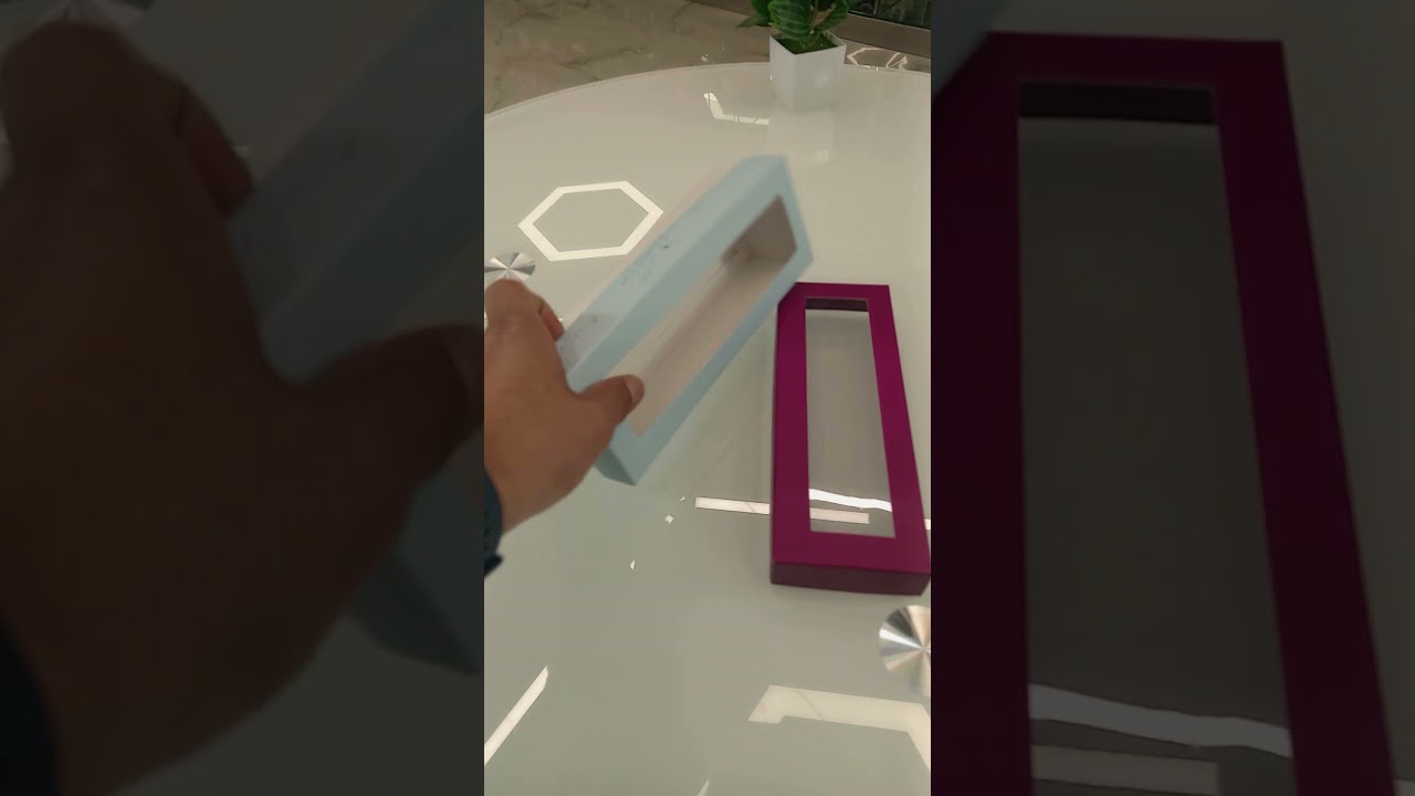 بوكس جاهز قاعده وغطاء لون سماوي