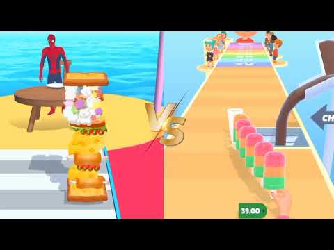 Sandwich runner VS popsicle stack