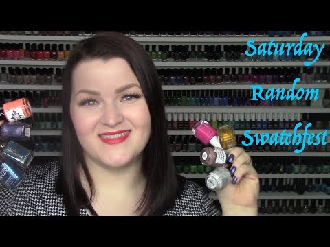 Saturday Random Swatchfest 12/2/2017