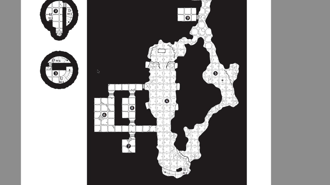 PDF Map Demo for The Demonplague 5E Adventure