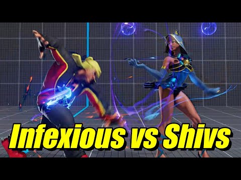 Street Fighter V: Infexious (Ken) VS Shivs (Menat)