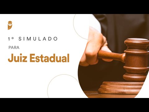 1° Simulado para Juiz Estadual - Correção