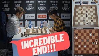 Magnus Carlsen vs Alireza Firouzja Armageddon Game | Norway Chess 2020