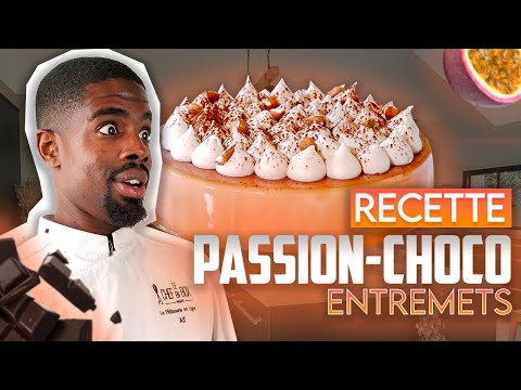 Recette Entremet chocolat passion
