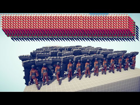 MEDIEVAL SHIELD ARMY vs EVERY GOD - Totally Accurate Battle Simulator TABS