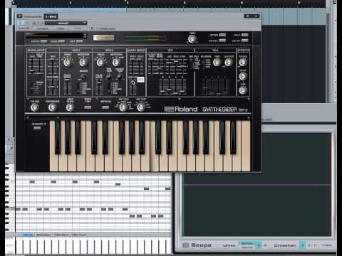 Roland SH-2 plugout/plugin demo