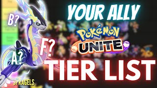 New Pokémon Unite TIER LIST *Ally Edition*