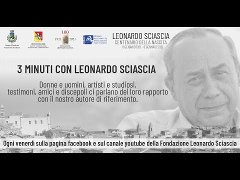 3 minuti con Leonardo Sciascia. Beppe Cino