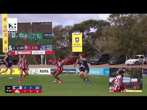North's Nigel Lockyer takes a spectacular one-hander - Rd 4 Hostplus SANFL Snapshot