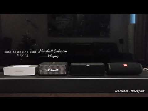 Bose Soundlink Mini 2 vs Marshall Emberton vs Anker Soundcore Boost vs JBL Flip 5 - Sound Battle
