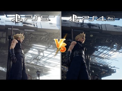 (PS5) FF VII Remake Intergrade vs. (PS4) FF VII Remake | Graphics Comparison