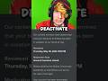 Deactivating My Roblox Account
