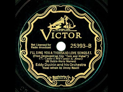 1936 HITS ARCHIVE: I’ll Sing You A Thousand Love Songs - Eddy Duchin (Jimmy Newell, vocal)