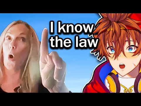 Karen Thinks She's Above The Law! | Kenji Reacts