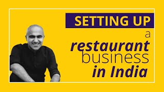Setting up a restaurant business in India  Startup