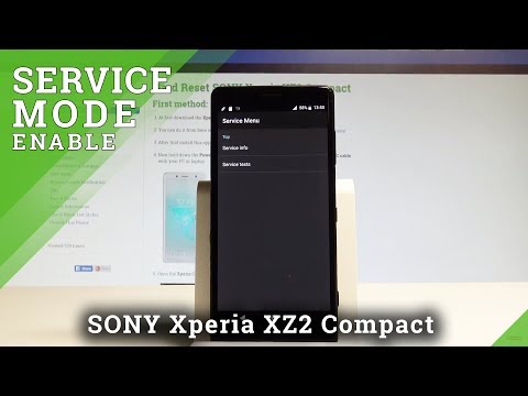 How to Enter Service Mode in SONY Xperia XZ2 Compact - Hidden Mode |HardReset.Info