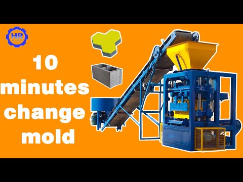 How to Mix Material for Blocks - Concrete Mixer Machine