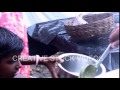 Poor People Receiving Vegetarian Food In India