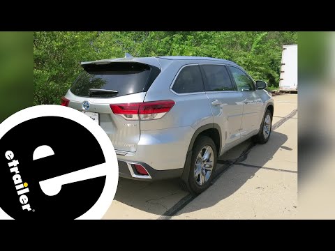 etrailer | Best 2019 Toyota Highlander Trailer Hitch Receiver Options