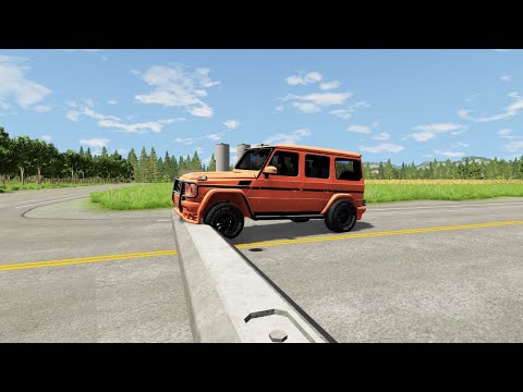 Cars vs Ledge – BeamNG.Drive