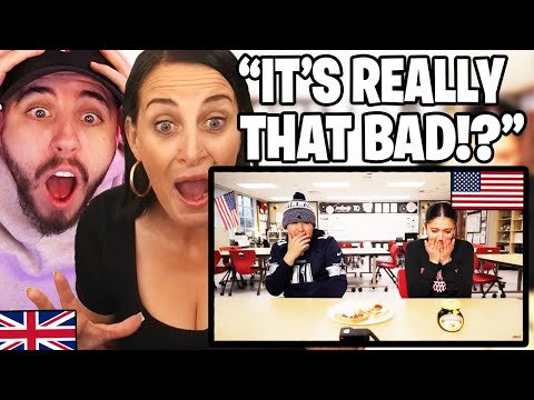 British Mum Reacts to AMERICAN STUDENTS eating BRITISH Comfort Foods for the First Time!