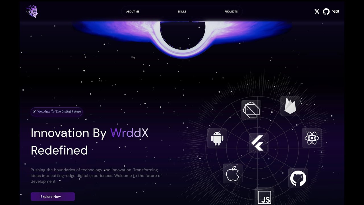 Personal Portfolio Website (Built Using Flutter Web)