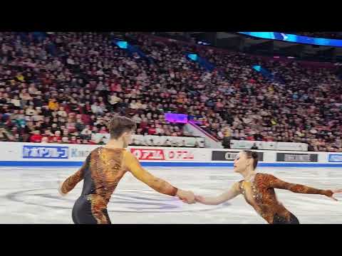Lucrezia Beccari/Matteo Guarise 2024 World Figure Skating Championships FP warm-up