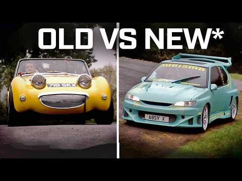 Classic Cars VS Modern* Cars: Hill Climbing ﻿Race | Top Gear Classic