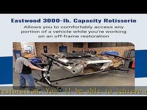 Eastwood Eastwood 3000lb Rotisserie | Automotive Rotisserie Car Rotator for Auto Restoration | Heav