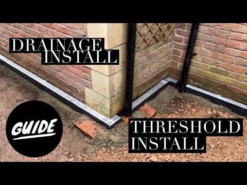 Mastering Drainage & Threshold Installation: Step-by-Step Guide 🛠️💧 #drainagesystem  #drainage
