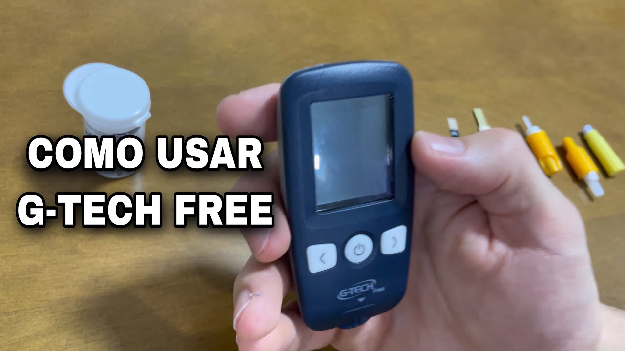 How to use the G-Tech Free Glucose Meter